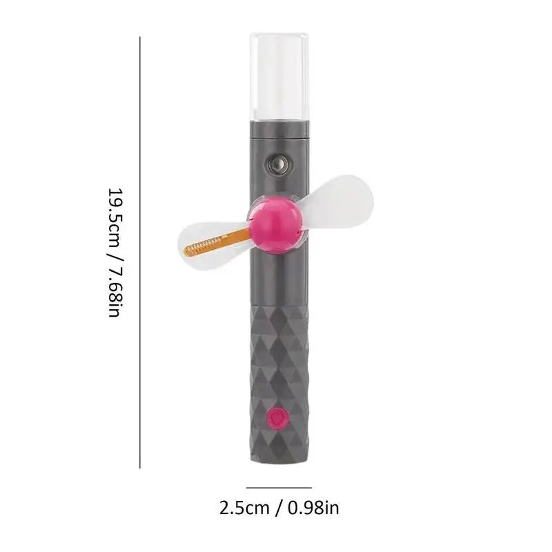 Led Portable Humidifier Spray Fan, Battery Rechargeable Portable Fan, Mini Fan Led Portable Humidifier Spray Fan, Battery Rechargeable Portable Fan, Mini Fan